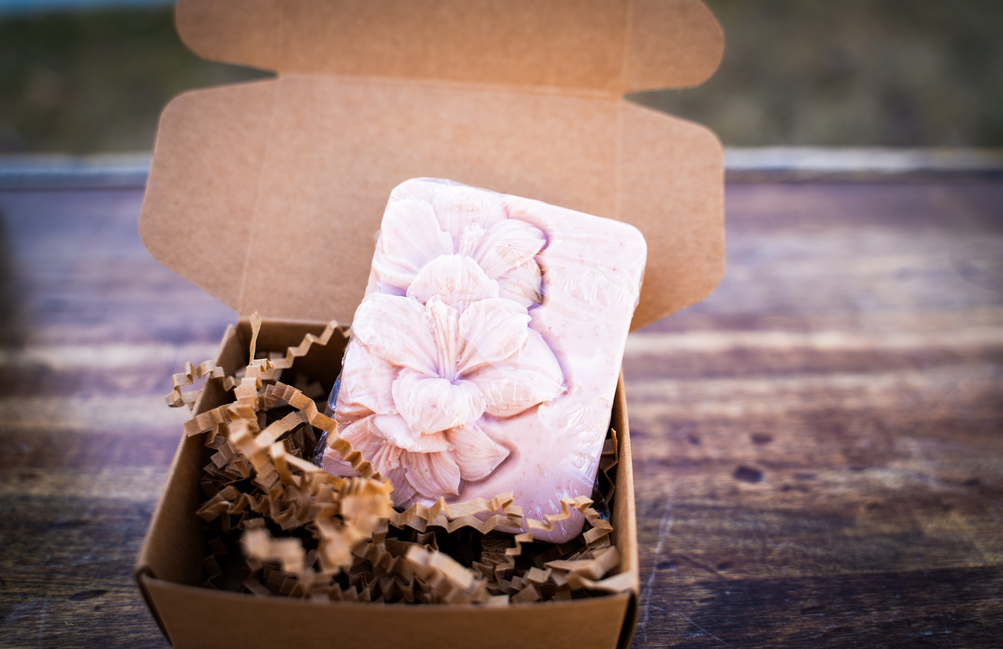 Peony and Lily Goat Milk Soap Bars